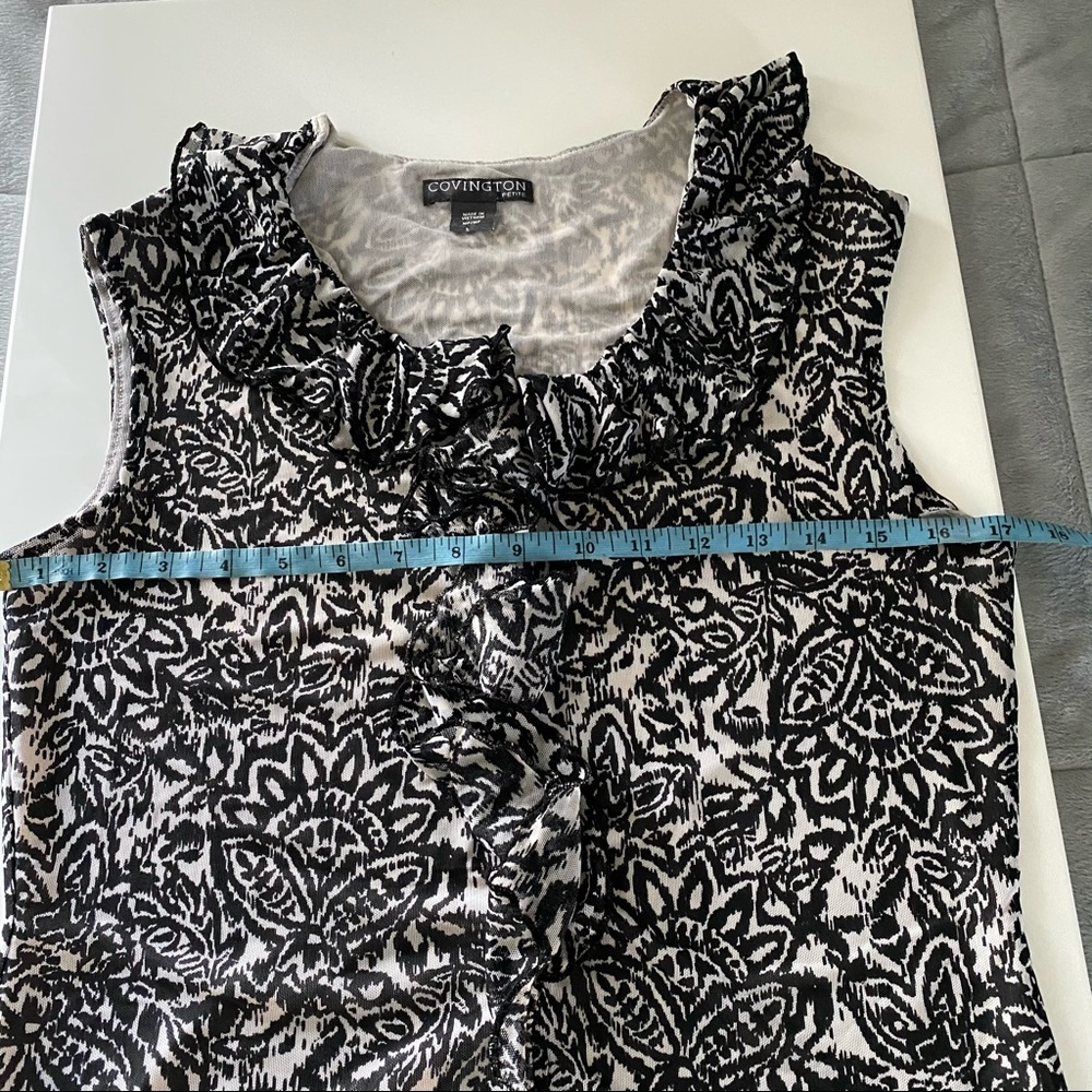 Covington Petite Ruffle Top - Picture 8 of 11